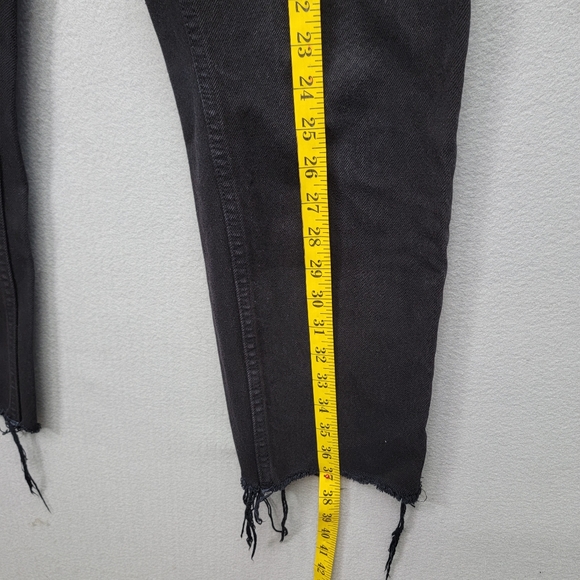 REDONE ORIGINALS HIGH RISE STRAIGHT LEG RAW HEM, SIZE 28 - Picture 10 of 12